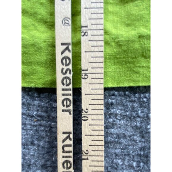 M.H.M Melissa Harper Dress Womens 10 Green Navy 2 pc Maxi Jacket Set Linen blend - Picture 8 of 16